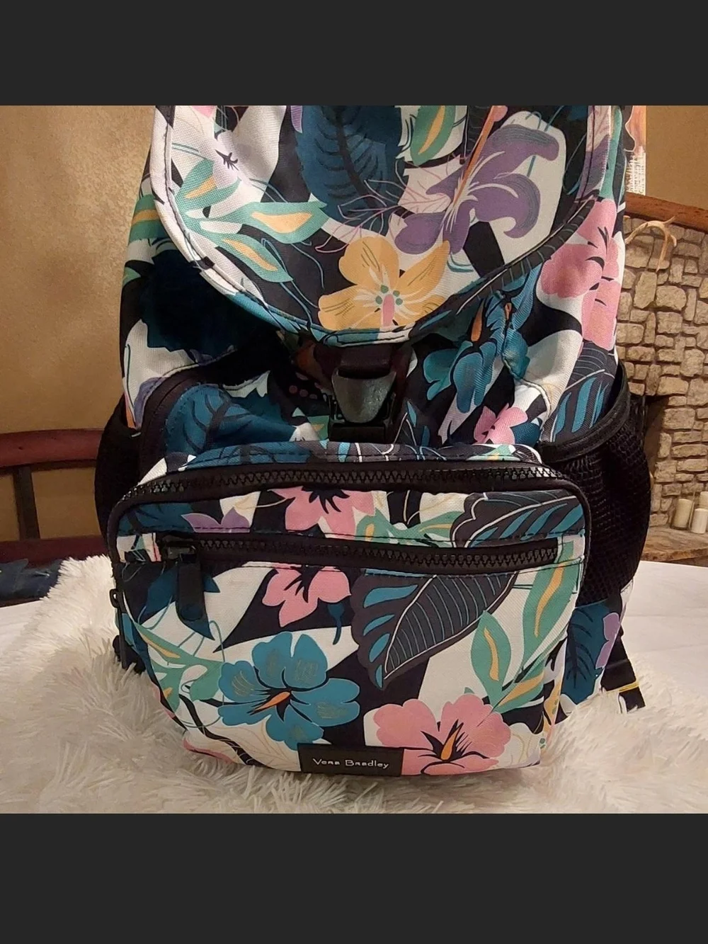 Vera Bradley ReActive Daytripper Backpack Island Floral Like New